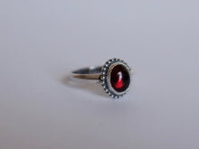 Load image into Gallery viewer, Size 8.5 Garnet ring
