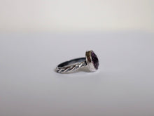 Load image into Gallery viewer, Size 7.5 Faceted Amethyst Ring
