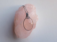 Load image into Gallery viewer, Soothe Rose Quartz pendant 2
