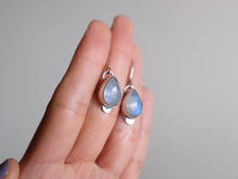 Load image into Gallery viewer, Moonstone Crescent Earrings 2
