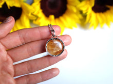 Load image into Gallery viewer, Round Citrine Pendant
