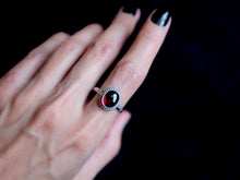 Load image into Gallery viewer, Size 10.5 Garnet ring
