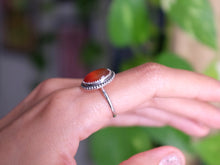Load image into Gallery viewer, Size 9 Carnelian Ring
