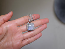 Load image into Gallery viewer, Square Moonstone pendant
