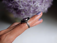 Load image into Gallery viewer, Size 6 Lepidolite Shadow Ring
