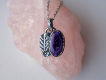 Load image into Gallery viewer, Growth Charoite pendant
