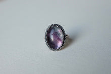 Load image into Gallery viewer, Size 8 Rainbow Fluorite Ring
