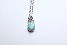 Load image into Gallery viewer, Oval Larimar pendant - smp
