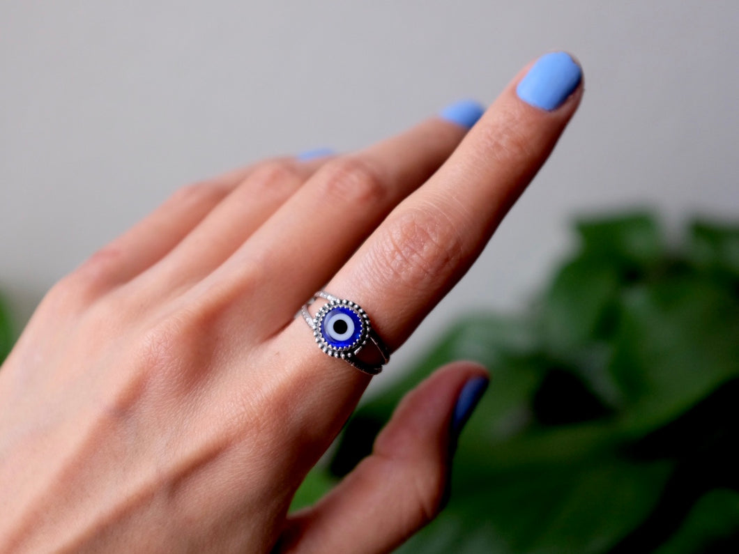 Evil Eye Ring - Fancy