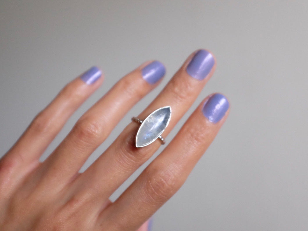 Size 6 Moonstone ring