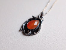 Load image into Gallery viewer, Carnelian and Shungite Fire &amp; Earth Pendant
