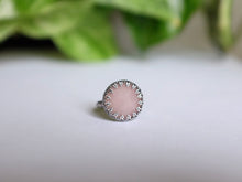Load image into Gallery viewer, Size 7.75 Faceted Rose Quartz Ring
