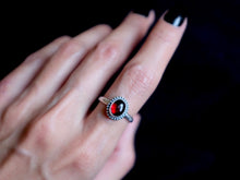 Load image into Gallery viewer, Size 8.5 Garnet ring
