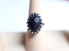 Load image into Gallery viewer, Size 7 Blue Goldstone Ring
