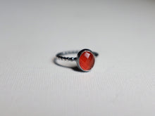 Load image into Gallery viewer, Size 8.5 Carnelian ring
