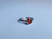 Load image into Gallery viewer, Size 7.5 Garnet ring

