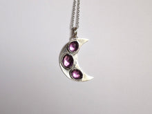 Load image into Gallery viewer, High Priestess Triple Amethyst Pendant - Celtic
