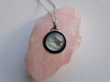 Load image into Gallery viewer, Glow Green Fluorite pendant

