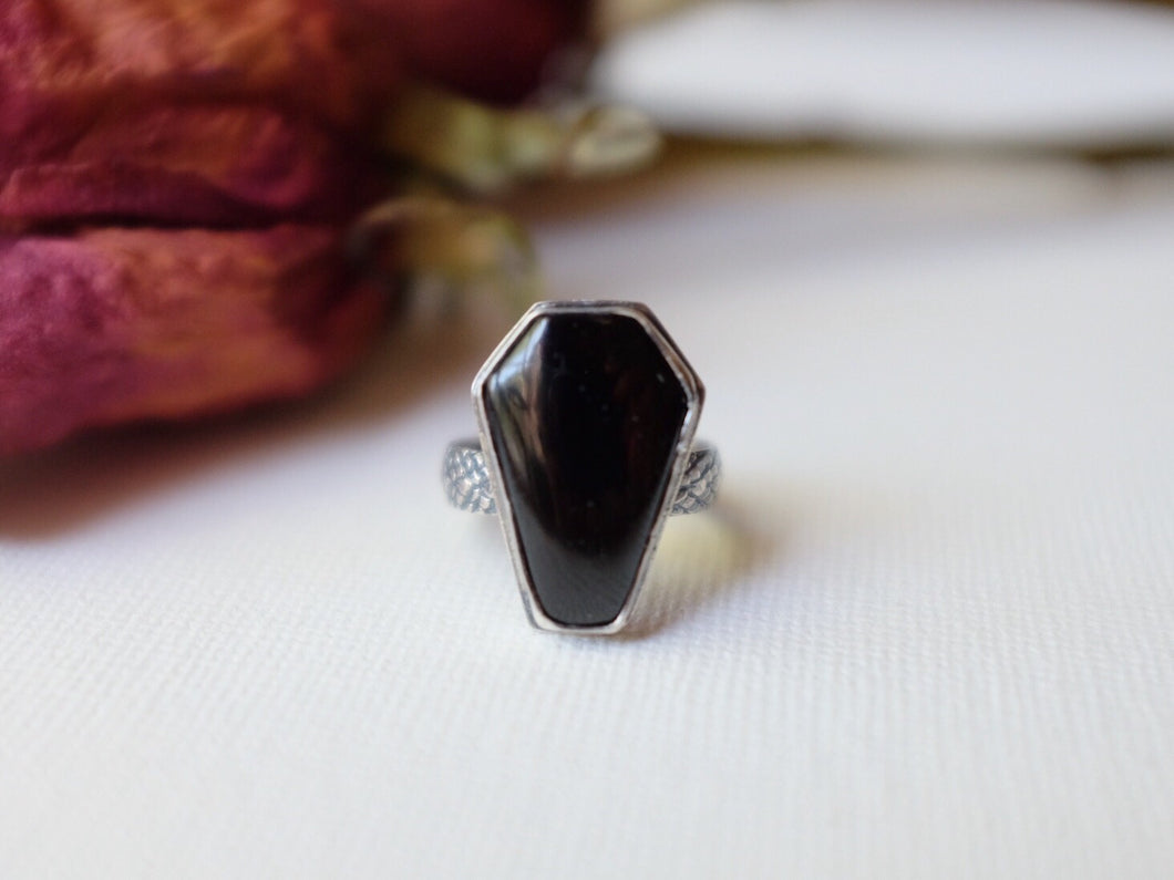 Lily Coffin Ring