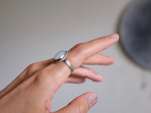 Load image into Gallery viewer, Size 7.5 Moonstone ring
