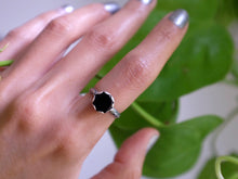 Load image into Gallery viewer, Size 7 Black Tourmaline Ring
