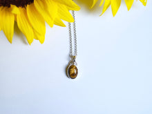 Load image into Gallery viewer, Tiger Eye Pendant - Celtic bail
