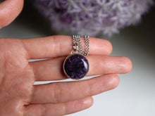 Load image into Gallery viewer, Small Round Lepidolite Pendant
