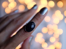 Load image into Gallery viewer, Size 6.5 Blue Goldstone ring
