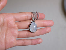 Load image into Gallery viewer, Pear Shaped Moonstone pendant
