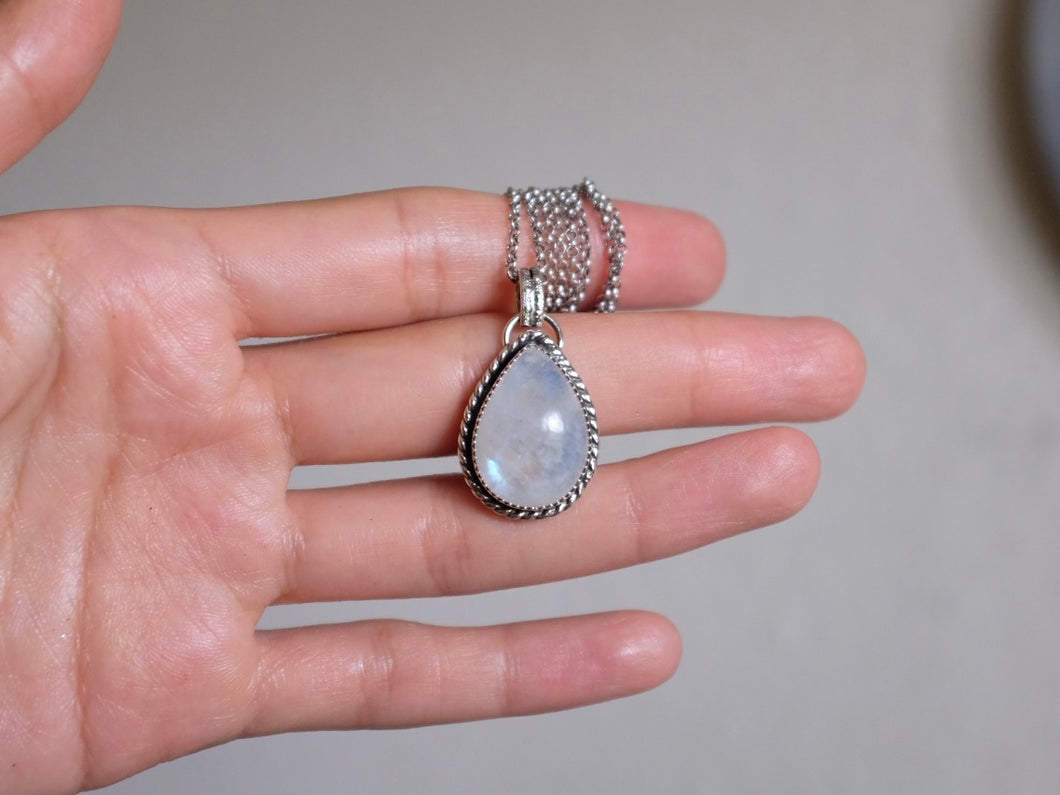 Pear Shaped Moonstone pendant