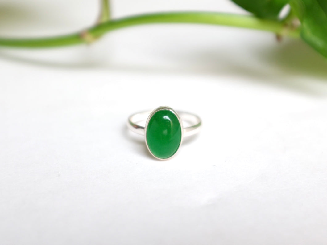 Size 10 Jade Ring