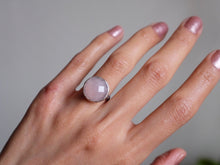 Load image into Gallery viewer, Size 5 Faceted Rose Quartz Ring

