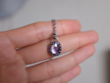 Load image into Gallery viewer, Faceted Amethyst Pendant
