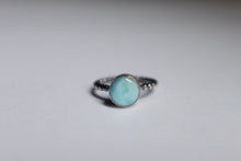 Load image into Gallery viewer, Size 7 Larimar ring
