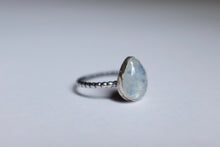 Load image into Gallery viewer, Size 12.5 pear shaped Moonstone ring
