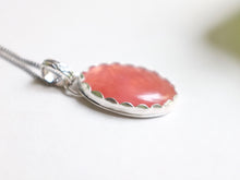 Load image into Gallery viewer, Rhodochrosite Oval Pendant
