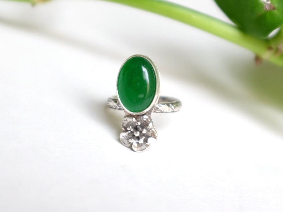 Size 6 Jade Bloom Ring
