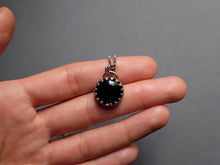 Load image into Gallery viewer, Round Black Onyx pendant
