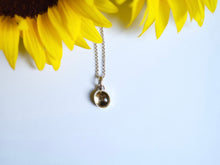 Load image into Gallery viewer, Citrine Pendant - Floral bail
