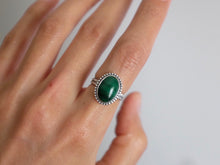 Load image into Gallery viewer, Size 6.5 Malachite Ring
