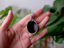 Load image into Gallery viewer, Black Obsidian Pendant - Celtic p
